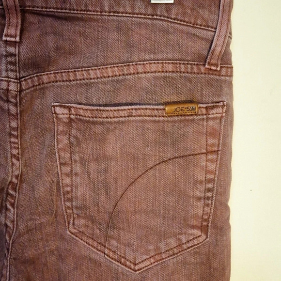 Joe's Jeans straight narrow Jeans Mahogany  distressed wash SZ 28 - Picture 5 of 9